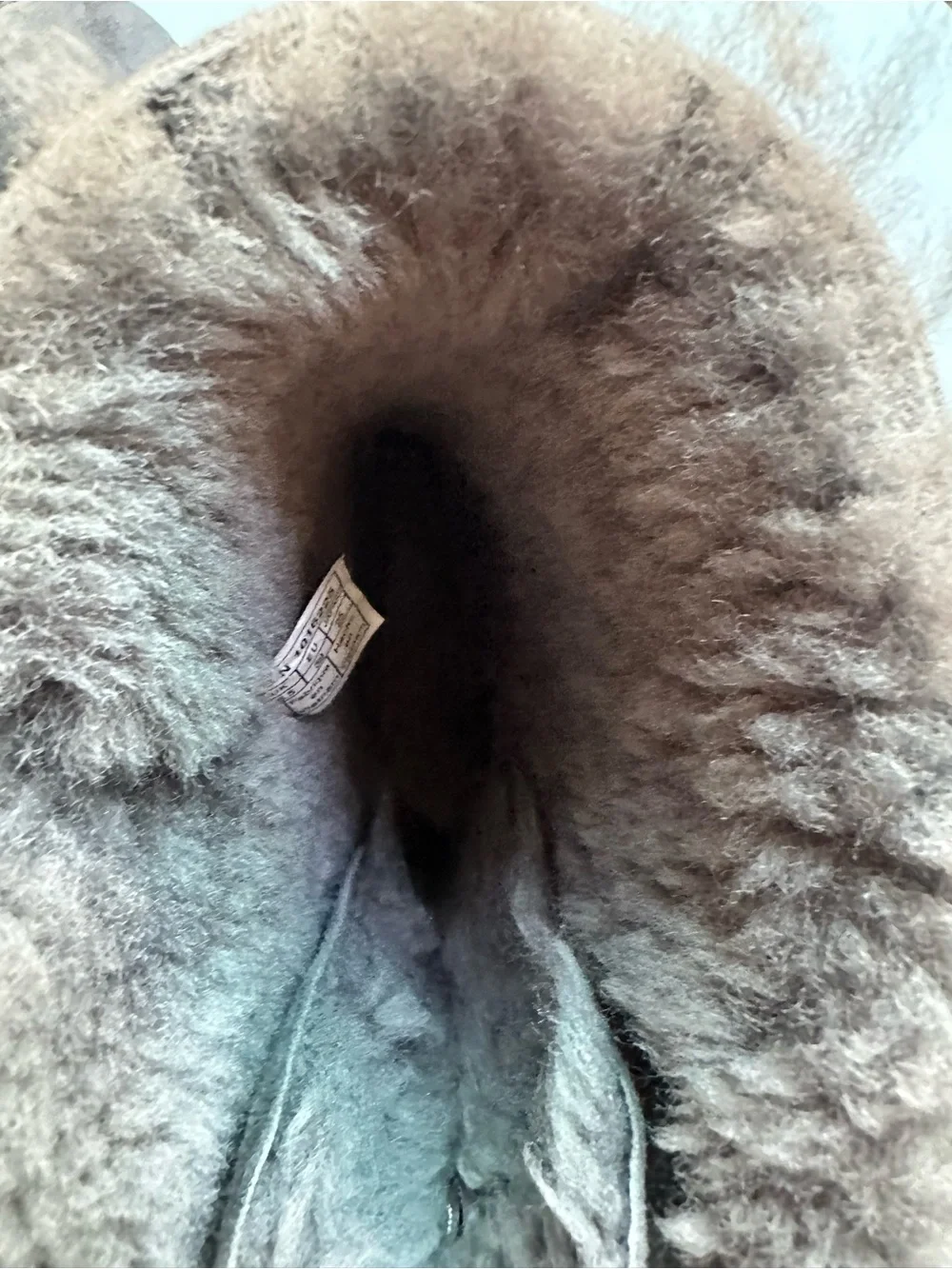 UGG Women's Gray Suede Shearling Winter Boots with Back Bow